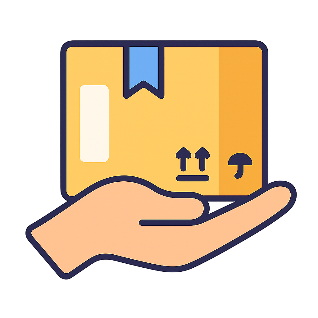 Icon Artikeluebergabe